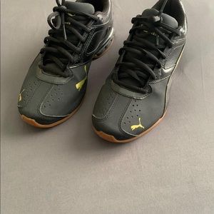 Puma Women’s black&gold shoes
